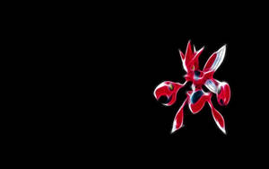 Scizor Gleaming In Darkness Wallpaper