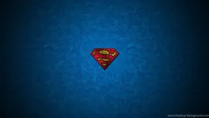 Scratched Superman Symbol Iphone Blue Wallpaper