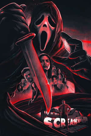 Scream Ghostface Movie Poster Wallpaper