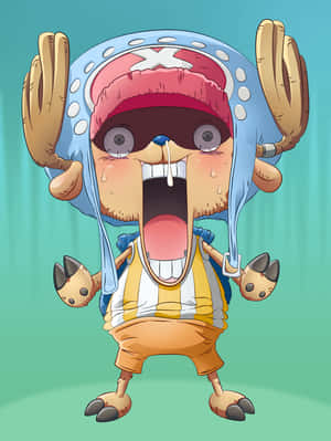 Screaming One Piece Chopper Wallpaper