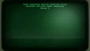 Screen With Terminal Codes On The Upper Portion Wallpaper