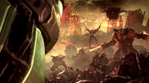 Screenshot Of Doom Eternal Teaser Wallpaper