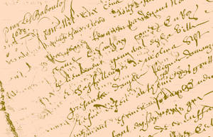 Script In Black Old English Wallpaper