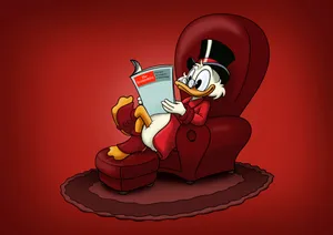 Scrooge Mcduck The Economist Wallpaper