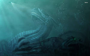 Sea Dragon Leviathan Subnautica Wallpaper