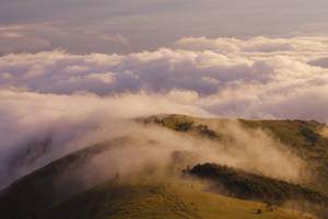 Sea Of Clouds In Kosovo Wallpaper