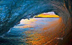 Sea Wave Bing Image Desktop Wallpaper