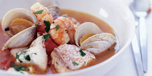 Seafood Clam Soup Wallpaper