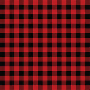 Seamless Black And Red Buffalo Plaid Wallpaper