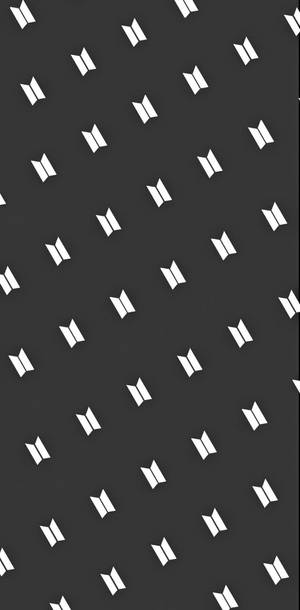 Seamless Bts Logo Pattern Wallpaper