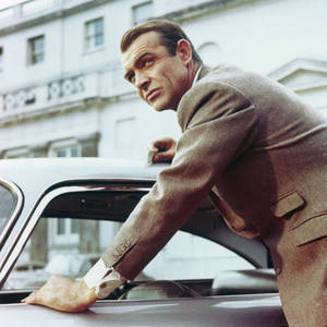 Sean Connery In Goldfinger 1964 Movie Wallpaper