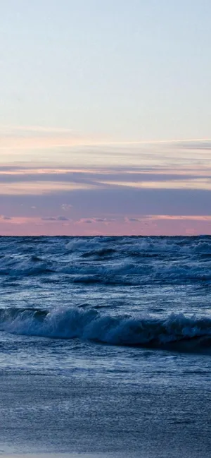 Seashore Iphone Amoled Wallpaper