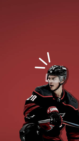 Sebastian Aho In Action Wallpaper