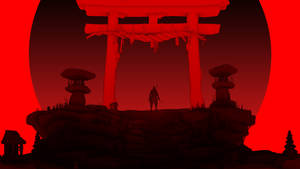 Sekiro Under Torii Gate Wallpaper