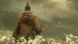Sekiro Warrior Gazing Over Field4 K Wallpaper