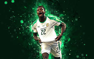 Senegal Football Star Moussa Wagué Wallpaper