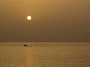 Senegal Golden Sun Coast Wallpaper