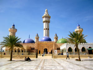 Senegal Grand Mosque Of Touba Wallpaper