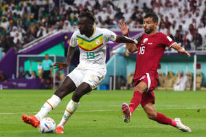 Senegal National Football Team Famara Diédhiou Wallpaper