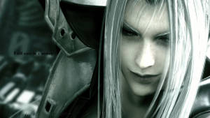 Sephiroth Long White Hair Wallpaper