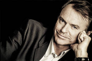 Sepia Toned New Zealand Actor Sam Neill Wallpaper