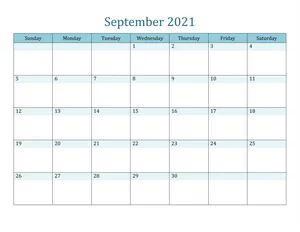 September 2021 Calendar With Holidays Wallpaper