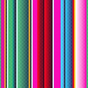 Serape With Vertical Green Stripes Wallpaper