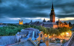 Serbia City Tower Wallpaper