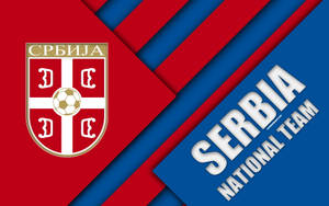 Serbia National Football Team Diagonal Layout Wallpaper