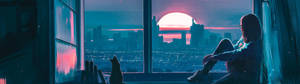 Serene Girl With Cat In 4k 3840x1080 Wallpaper