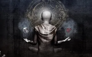 Serene Spiritual Meditation At Sunrise Wallpaper