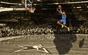 Serge Ibaka Dunking Wallpaper