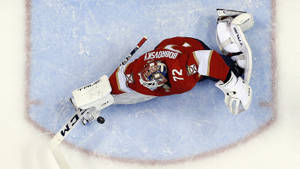 Sergei Bobrovsky Russian Ice Hockey Star Wallpaper