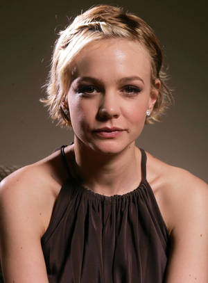 Serious Young Carey Mulligan Wallpaper