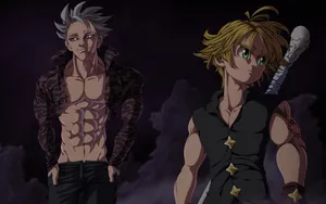 Seven Deadly Sins Meliodas And Ban Wallpaper