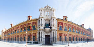 Seville City Building Midday Wallpaper