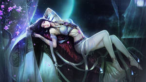 Sexy Fantasy Anime Maiden Wallpaper