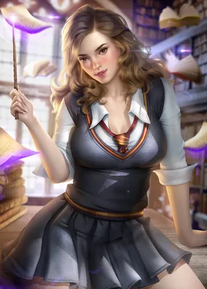 Sexy Hermione Granger Fanart Wallpaper