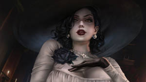 Sexy Lady Dimitrescu Resident Evil Wallpaper