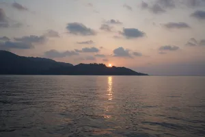 Seychelles Ocean Sundown Wallpaper