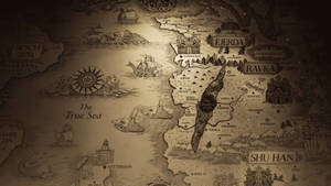 Shadow And Bone Grishaverse Map Wallpaper