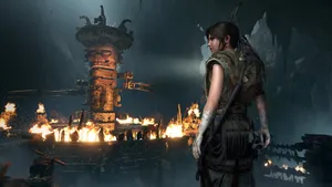 Shadow Of The Tomb Raider Fire Totem Pit Wallpaper