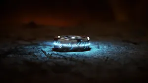 Shadow Of War Glowing Blue Ring Wallpaper