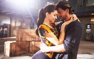 Shahrukh Khan Hd With Deepika Padukone Wallpaper