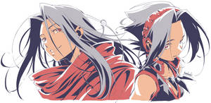 Shaman King Hao And Yoh Wallpaper