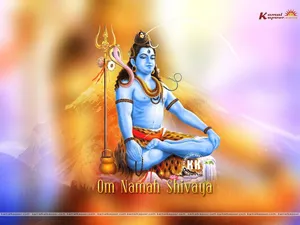Shankar Bhagwan Heavenly Backdrop Wallpaper