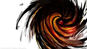 Sharingan And Mask Of Obito Fan Art Wallpaper