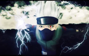 Sharingan Eye Of Kakashi Hatake Wallpaper