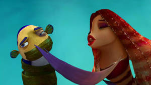 Shark Tale Oscar Tied Up Lola Wallpaper