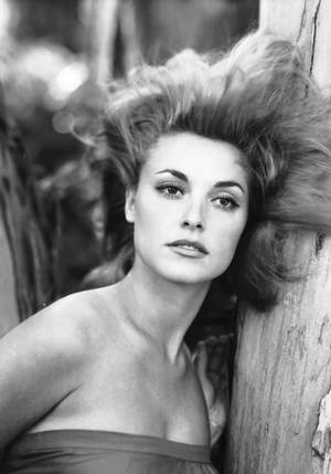 Sharon Tate Hair Wind Wallpaper